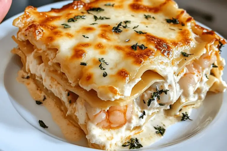 Creamy Shrimp Lasagna