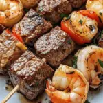 Steak and Shrimp Kabobs
