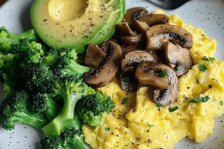 Scrambled Eggs with Mushrooms