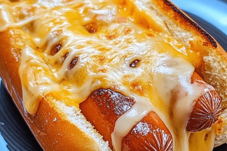 Air Fryer Grilled Cheese Hot Dogs min