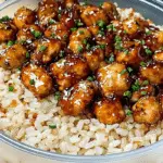 High Protein Bang Bang Chicken Rice Bowls