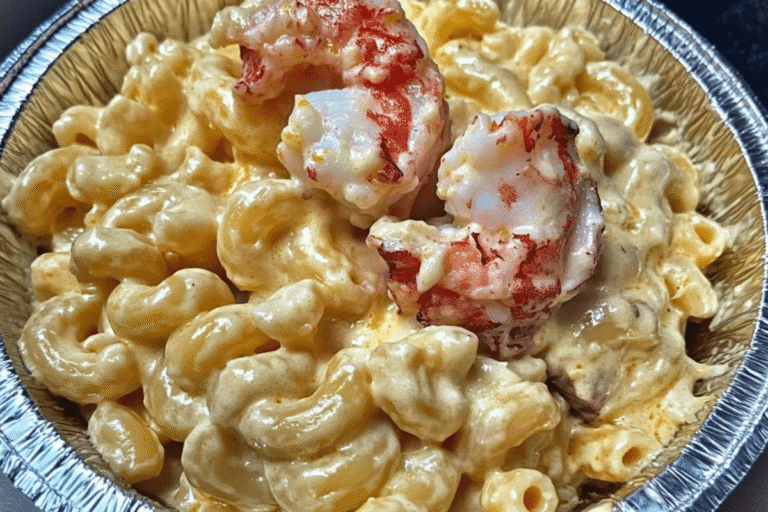 CREAMY LOBSTER MAC & CHEESE 2 Avocado Egg Salad with Cherry Tomatoes Red Onion 2 min
