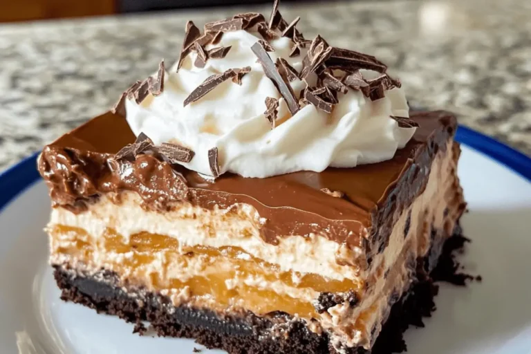 CHOCOLATE LASAGNA WITH OREO CRUST AND WHIPPED TOPPING 1 CHOCOLATE LASAGNA WITH OREO CRUST AND WHIPPED TOPPING min