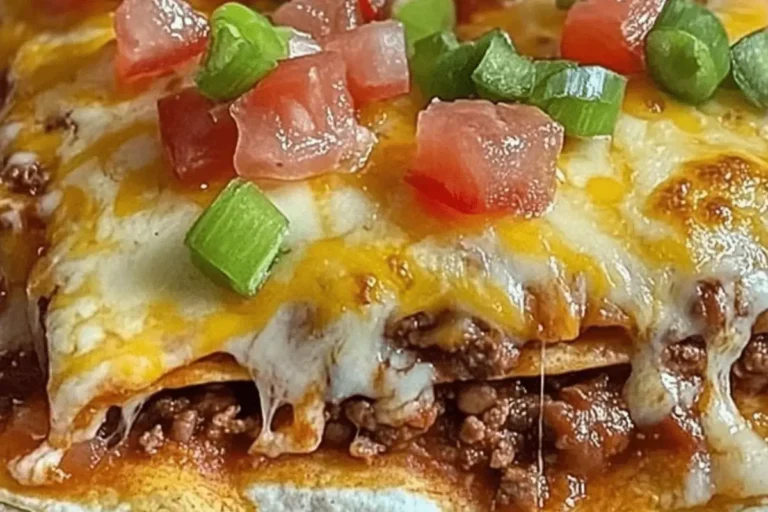 HOMEMADE MEXICAN PIZZA WITH TACO DRESSING min