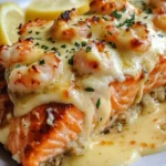 Crab & Shrimp Stuffed Salmon | Easy Gourmet Seafood Recipe 3 Crab Shrimp Stuffed Salmon