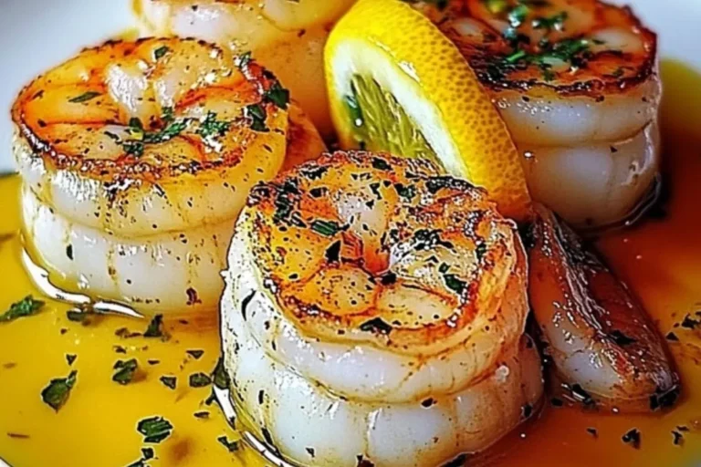 GARLIC BUTTER SHRIMP IN SKILLET 1 1