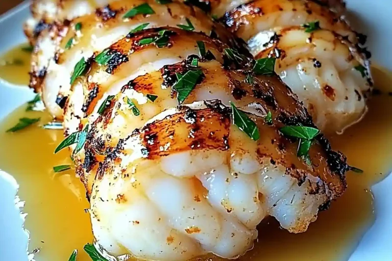 Garlic Butter Grilled Lobster