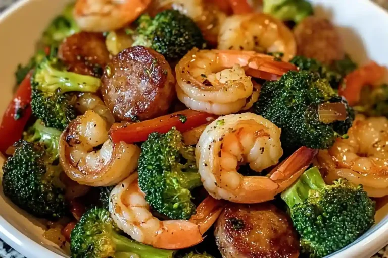 Garlic Butter Shrimp Sausag