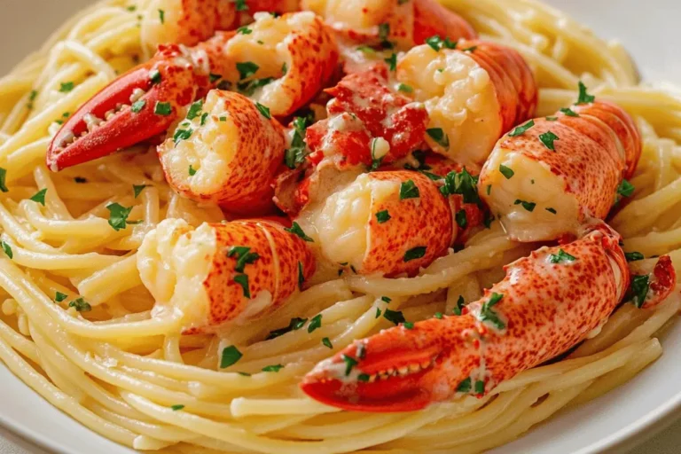 Garlic Lobster Pasta Recipe min