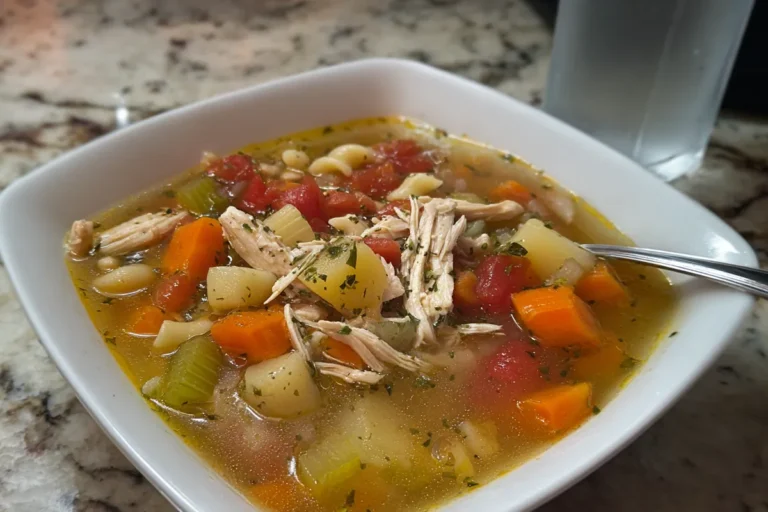 Hearty Chicken Veggie Soup