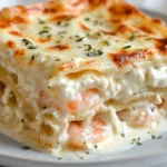 Mouthwatering Shrimp Alfredo Lasagna in 5 Easy Steps 3 Shrimp Alfredo Lasagna