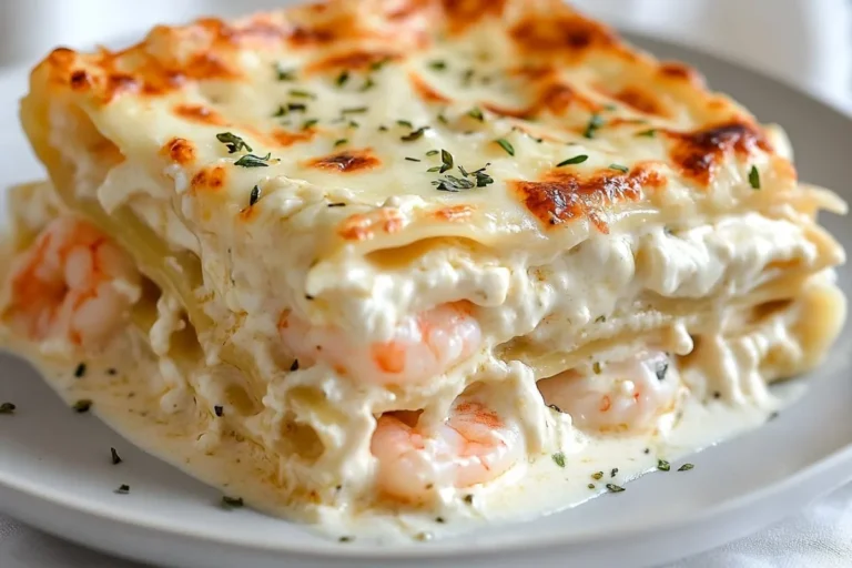 Shrimp Alfredo Lasagna