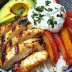 Chicken & Grilled Pepper Rice Bowl 3 r 5