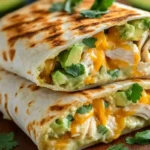 Chicken Avocado Burritos