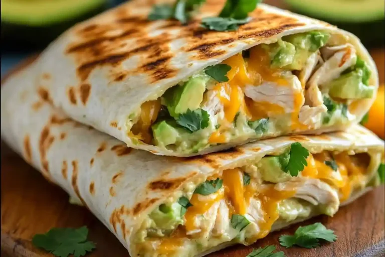 Chicken Avocado Burritos