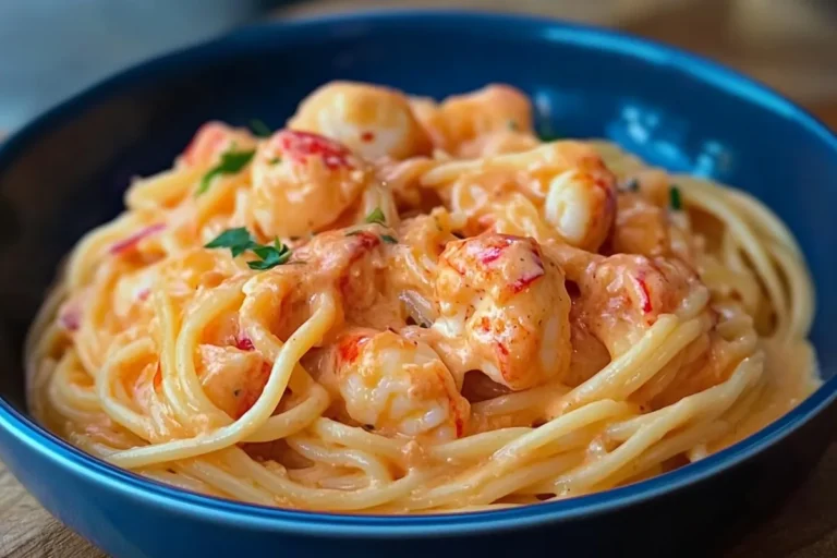 Creamy Lobster Spaghetti