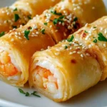 Crispy Shrimp Puff Rolls