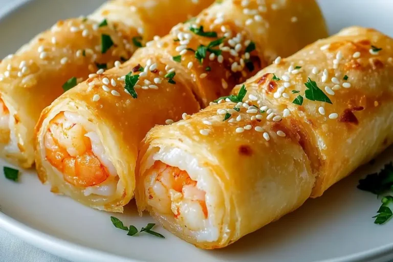 Crispy Shrimp Puff Rolls