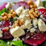 Feta Beet Walnut Salad