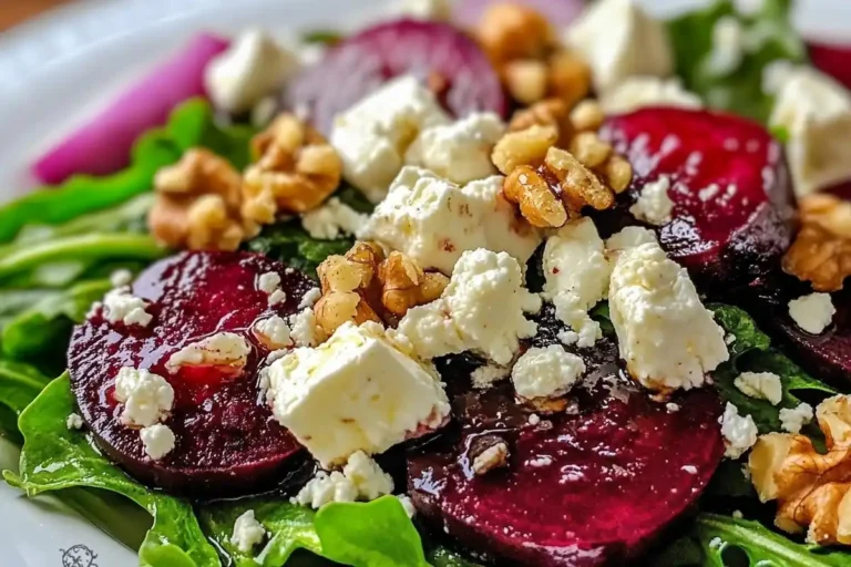 Feta Beet Walnut Salad