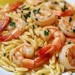 Garlic Butter Shrimp Orzo