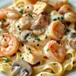 Garlic Shrimp Alfredo