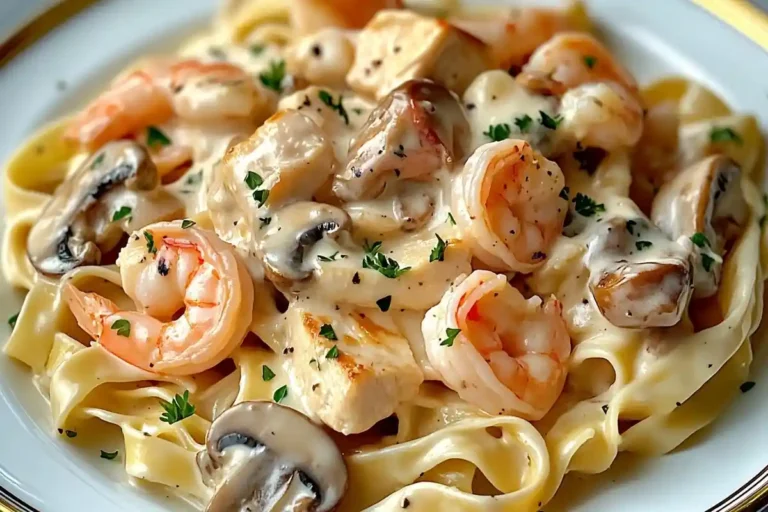 Garlic Shrimp Alfredo