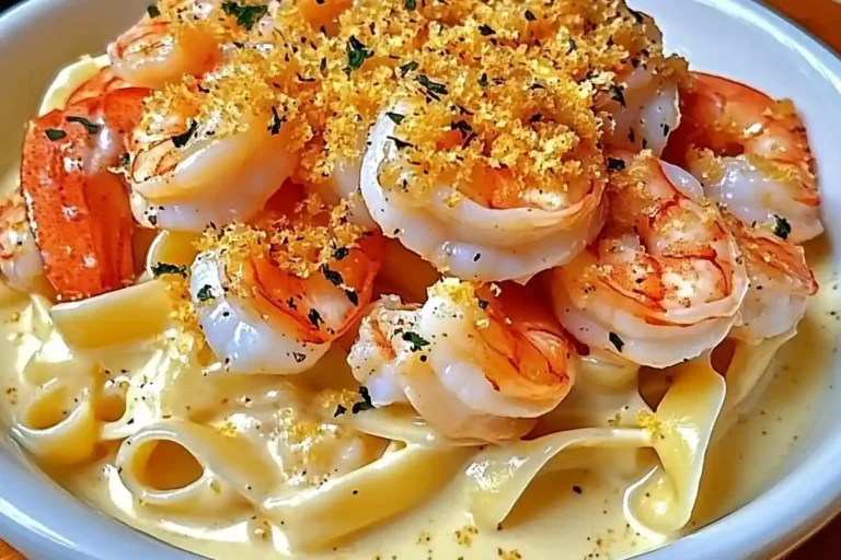 Loaded Seafood Alfredo