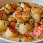 Lobster & Scallop Chowder: A Luxurious Twist on Classic Comfort 3 Lobster Scallop Chowder