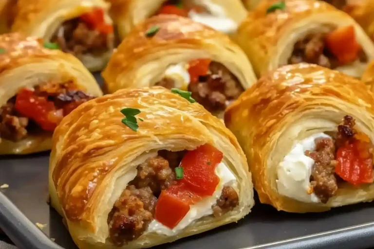 Rotel Sausage Crescents