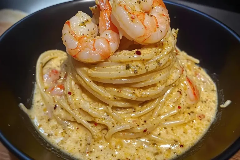 Shrimp Cream Linguine: Create a Velvety Seafood Delight! 2 Shrimp Cream Linguine