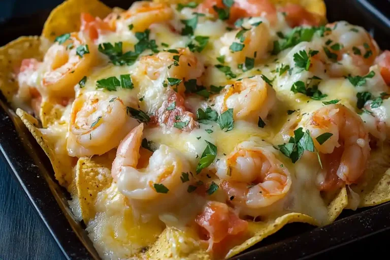 Shrimp Scampi Nachos