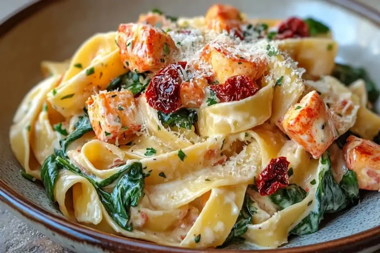 Tuscan Lobster Pasta
