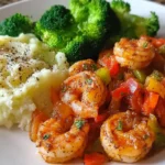 Garlic Butter Shrimp Skillet 3 Garlic Butter Shrimp Skillet with Rustic Mash