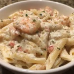 Creamy Garlic Shrimp Penne Alfredo 3 Creamy Garlic Shrimp Penne Alfredo,