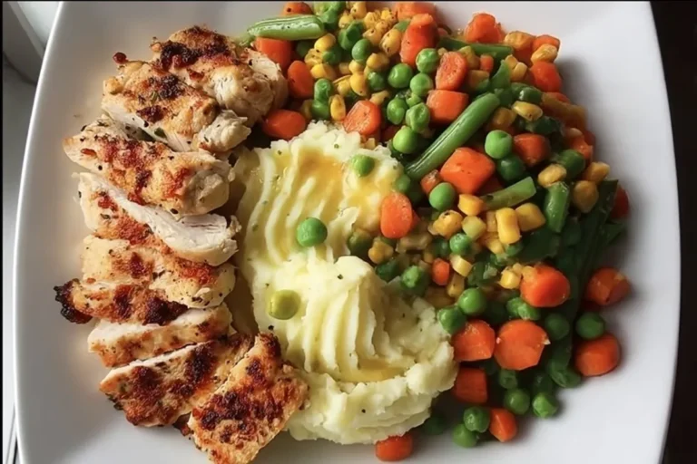 Grilled Chicken with Mashed Potatoes