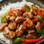 Black Pepper Chicken Stir Fry