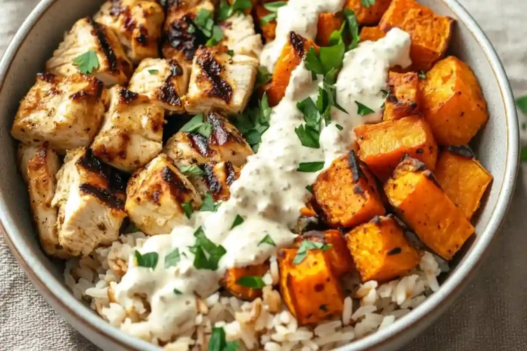 Chicken Sweet Potato Bowl