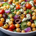 Chickpea Feta Salad