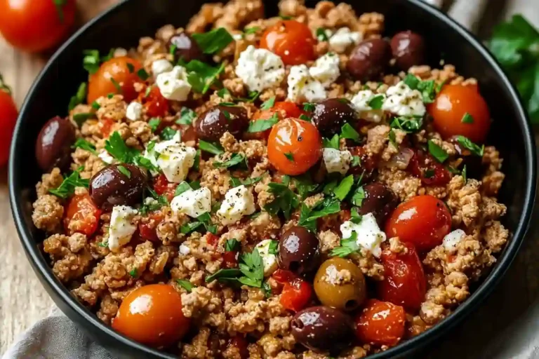 Keto Mediterranean Chicken Skillet