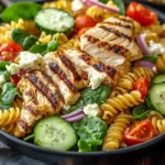 Mediterranean Chicken Pasta Salad
