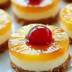 Mini Pineapple Cheesecakes