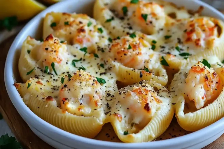 Seafood Stuffed Shells: A Creamy Pasta Delight Awaits! 2 Seafood Stuffed Shells 1