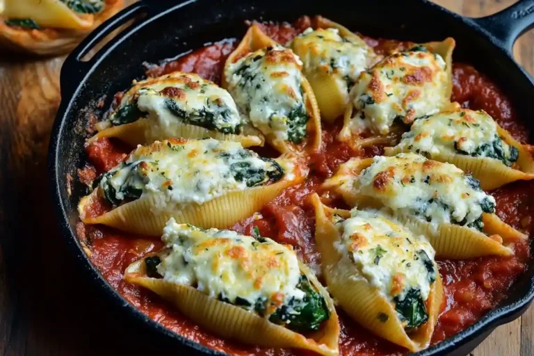 Spinach Ricotta Stuffed Shells