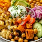 Cauliflower Sweet Potato Bowl