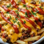 Cheeseburger French Fry Casserole