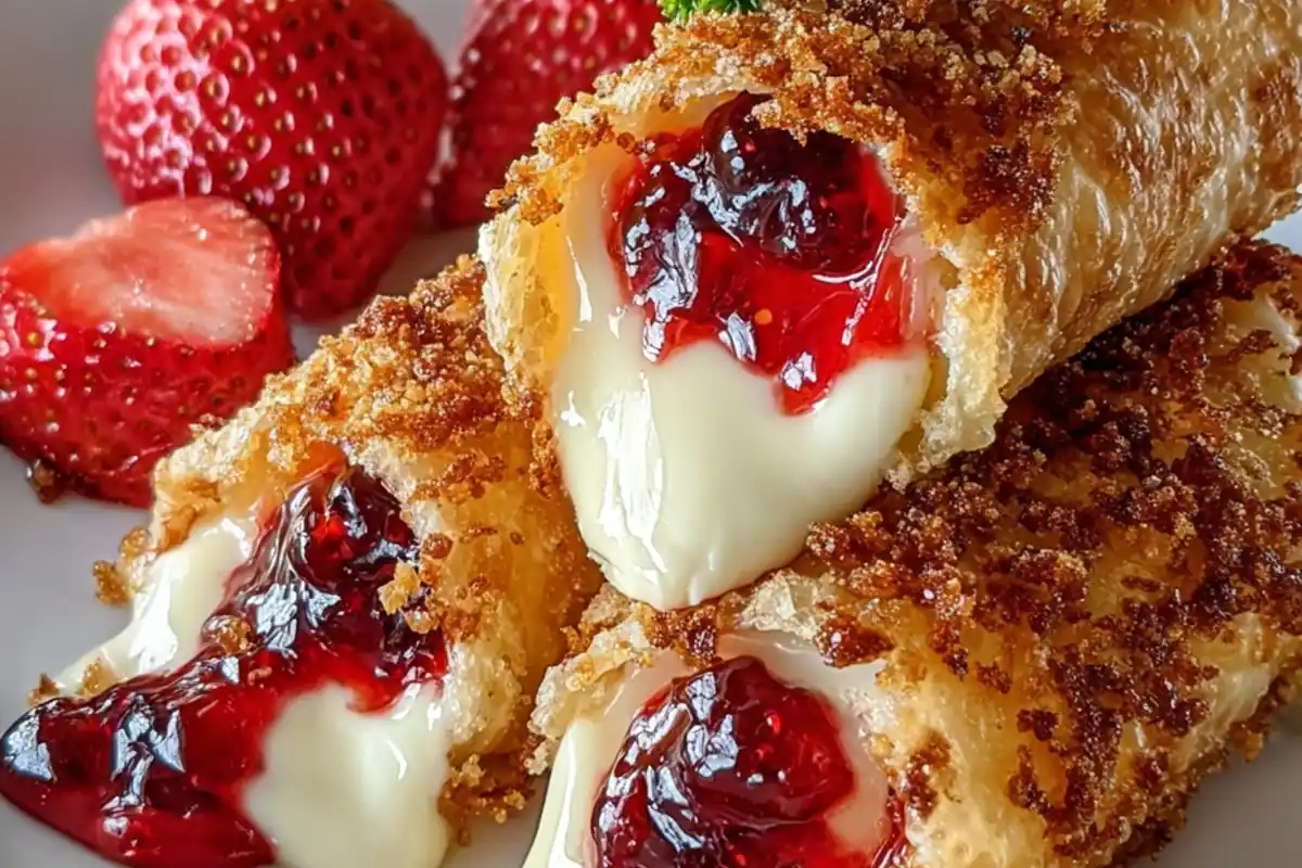 Cheesecake Eggrolls Recipe That S Crispy And Sweet