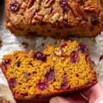 Cranberry Pecan Pumpkin Bread