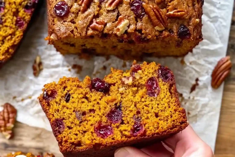 Cranberry Pecan Pumpkin Bread
