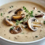 Creamy Mushroom Thyme Soup